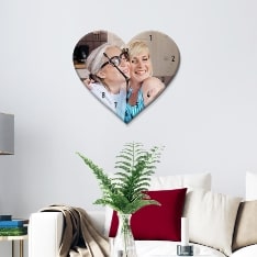 Custom Heart Wall Clock for Mothers Day Sale USA